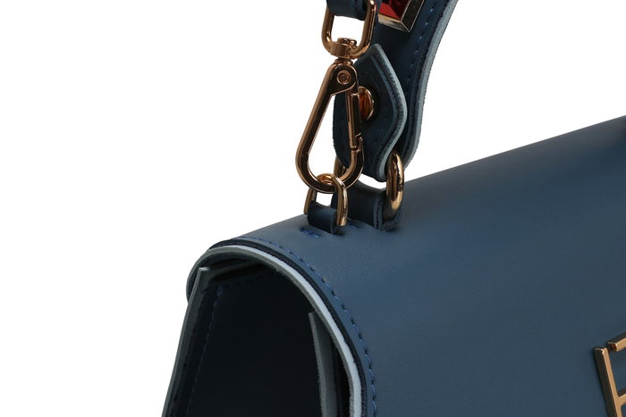 Lucky Bees Bolso de Mano Azul 912